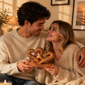 Personalized heart-shaped plaques engraved with both of your names – a romantic gift for couples.